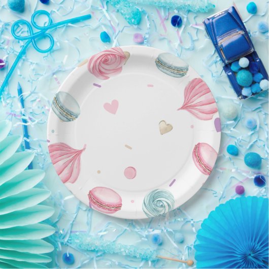 Sweet Donut Schattige kleurrijk Papieren Bordje (Feest)