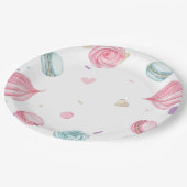 Sweet Donut Schattige kleurrijk Papieren Bordje (Gekanteld)