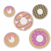 Sweet Donut Sprinkles Frosting Bakery Sticker (Voorkant)