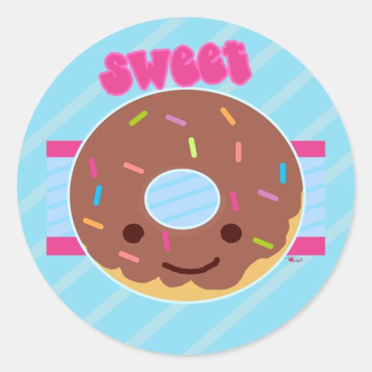 Sweet Donut Sticker (Voorkant)