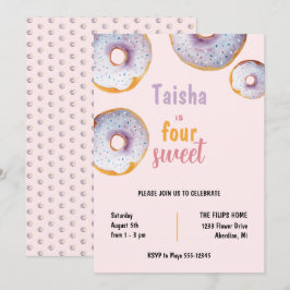 Sweet Donut Waterverf Illustratie
