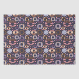 Sweet Donuts Baby shower: Klein meisje, Paarse Tissuepapier