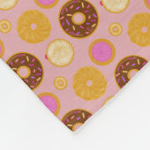 Sweet Donuts Blanket  Fleece Deken (Hoek)