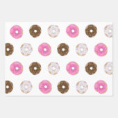 Sweet Donuts Leuke Verjaardag Valentijnsdag Inpakpapier Vel (Voorkant 3)