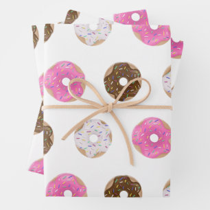 Sweet Donuts Leuke Verjaardag Valentijnsdag Inpakpapier Vel