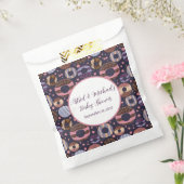 Sweet Donuts Paarse Meisje Baby shower Bedankzakje (Gezegeld)