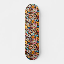 Sweet Donuts Seamless Pattern Design Persoonlijk Skateboard
