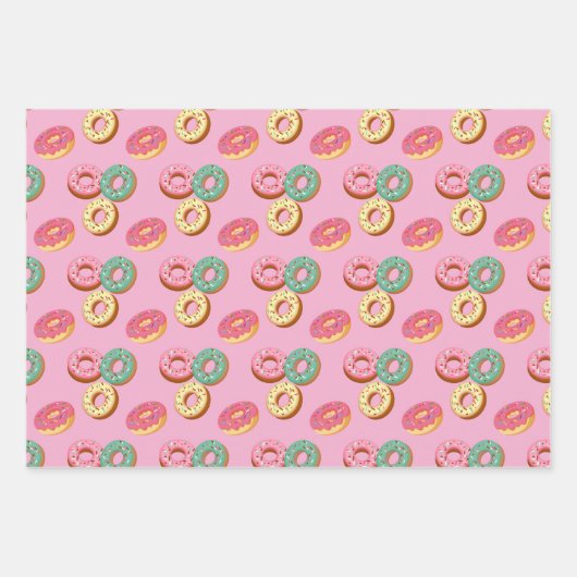 Sweet Donuts Series Design 10 Inpakpapier Vel (Voorkant 3)