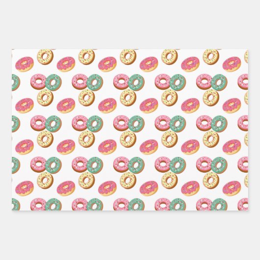 Sweet Donuts Series Design 10 Inpakpapier Vel (Voorkant 2)