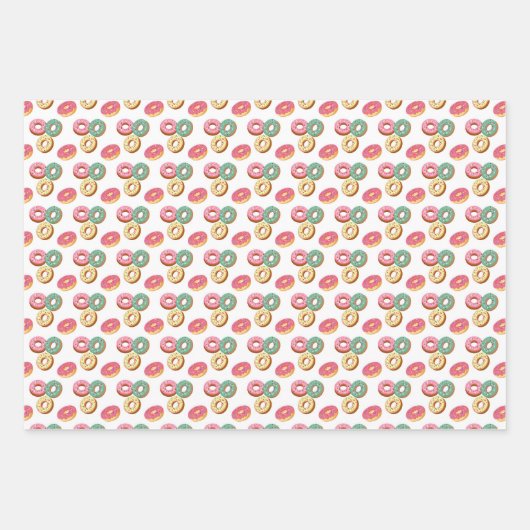 Sweet Donuts Series Design 3 Inpakpapier Vel (Voorkant 3)
