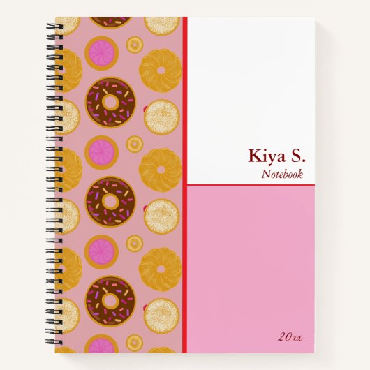 Sweet Donuts Spiral Notebook  Notitieboek (Voorkant)