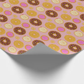Sweet Donuts Wrapping Paper Cadeaupapier (Hoek)