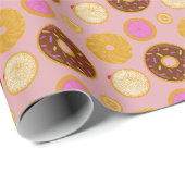 Sweet Donuts Wrapping Paper Cadeaupapier (Rol Hoek)