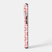 Sweet Dot Petals Roze Rood iPhone 15 Case (Linkerkant)