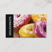 Sweet Doughnut Shop Kleurrijke Visitekaartjes (Voorkant)