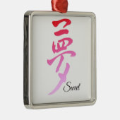 Sweet Dream Metalen Ornament (Rechts)