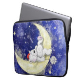 Sweet Dreaming Little Beer Laptop Sleeve (Voorkant Links)