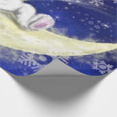 Sweet Dreaming Little Beer - Vrolijk kerstfeest Cadeaupapier (Hoek)