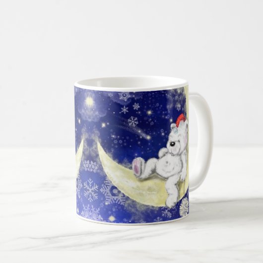 Sweet Dreaming Little Beer - Vrolijk kerstfeest Koffiemok (Voorkant rechts)