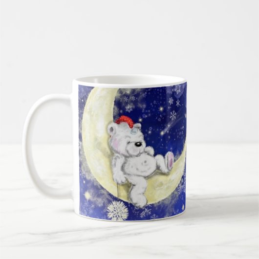 Sweet Dreaming Little Beer - Vrolijk kerstfeest Koffiemok (Links)