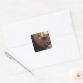 Sweet Dreams, 1892 Vierkante Sticker (Envelop)