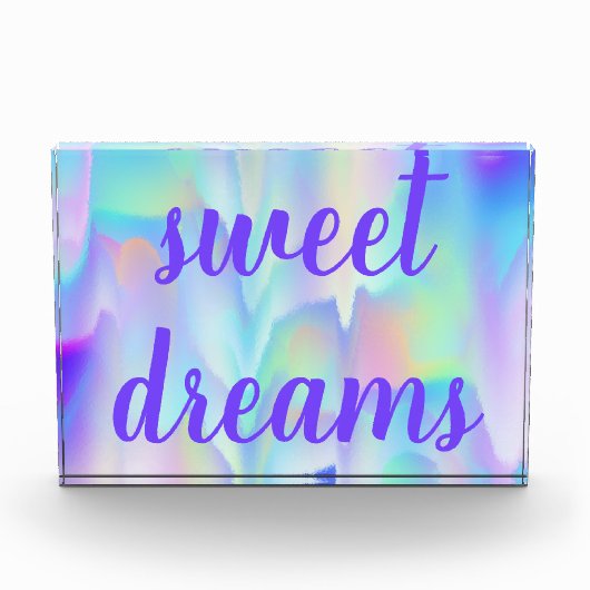 Sweet Dreams Abstracte Northern Lights Fotoblokken (Voorkant)