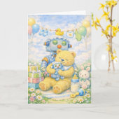 Sweet Dreams Baby – A Gentle Hug for a New Arrival Kaart (Gele Bloem)