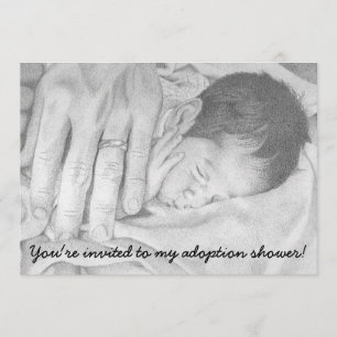 Sweet Dreams Baby, Adoption Shower Uitnodiging