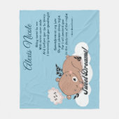 Sweet Dreams Baby Beer Fleece Deken (Voorkant)