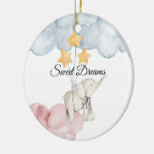 Sweet Dreams Baby Elephant 2021 Ceramic Ornament (Links)