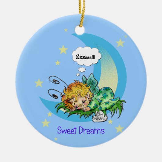 "Sweet Dreams, Baby" Fairy Ornament (Voorkant)