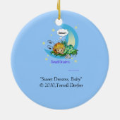 "Sweet Dreams, Baby" Fairy Ornament (Achterkant)