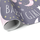 Sweet Dreams Baby Girl Cadeaupapier (Rol Hoek)
