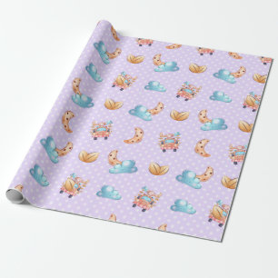 Sweet Dreams Baby Monkey Pattern Cadeaupapier
