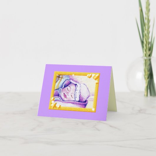 Sweet Dreams Baby  Notecard Kaart (Voorkant)