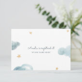 Sweet Dreams Baby shower invoegen Informatiekaartje (Staand voorkant)