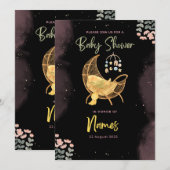 Sweet Dreams Baby shower Uitnodigen – #CribDInvita Kaart (Voorkant / Achterkant)