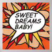 SWEET DREAMS BABY! Stripboek Poster (Voorkant)