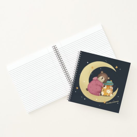 Sweet Dreams: Beer & Honing Illustratie Notitieboek (Binnen)