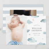 Sweet Dreams Birth Announement Aankondiging (Voorkant / Achterkant)