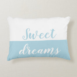 Sweet Dreams, Bleek blauw en wit, Accent Kussen