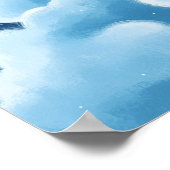 Sweet Dreams Blue Night Sky Nursery Poster (Hoek)