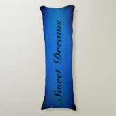Sweet Dreams Blue Ombre Body Pillow Lichaamskussen (Voorkant Verticaal)