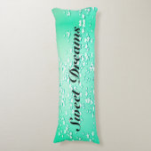 Sweet Dreams Body Pillow - Green / Stars Lichaamskussen (Voorkant Verticaal)