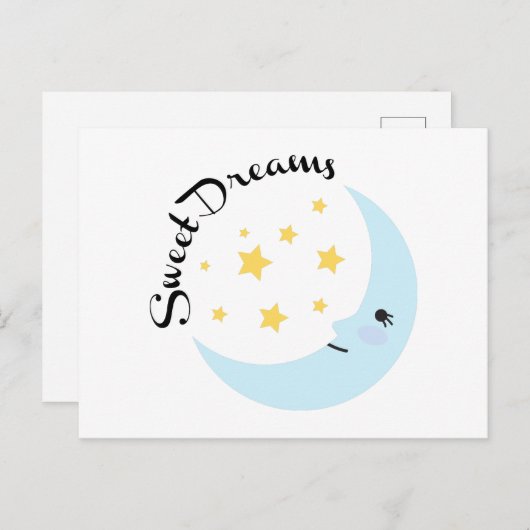 Sweet Dreams Briefkaart (Voorkant / Achterkant)