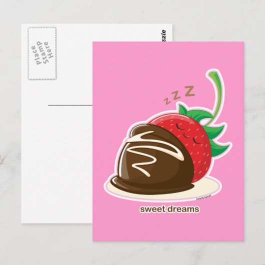 Sweet Dreams Briefkaart (Voorkant / Achterkant)