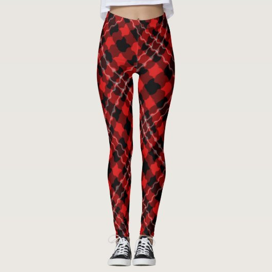 Sweet Dreams-Bullpew tartan Leggings (Voorkant)