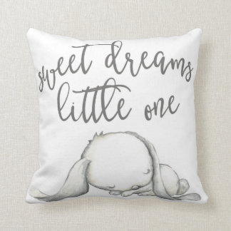 Sweet Dreams Bunny Baby Nursery Pillow Decor Kussen