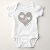"Sweet Dreams Bunny" gepersonaliseerd Romper (Voorkant)