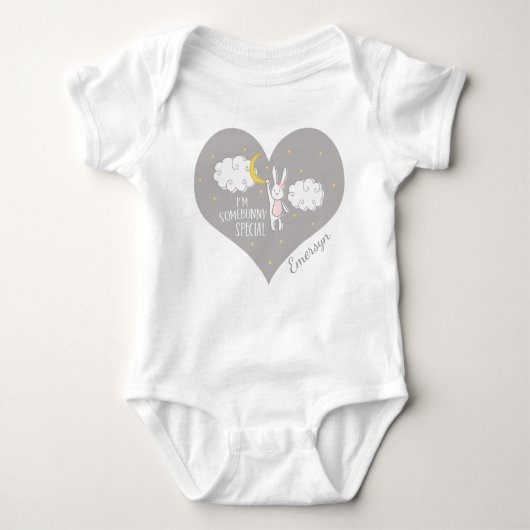 "Sweet Dreams Bunny" gepersonaliseerd Romper (Voorkant)